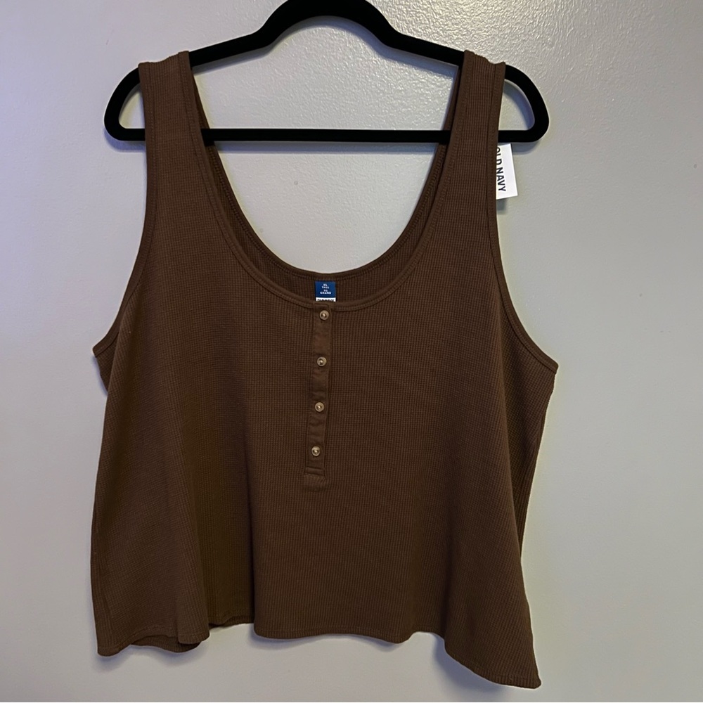 Waffle Knit Tank Top